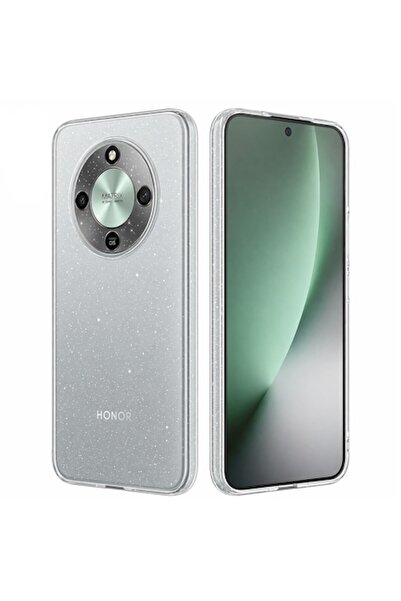 DAMUR Husă Glitter Spark pentru Honor Magic8 Lite, Silicon flexibil, Design c...