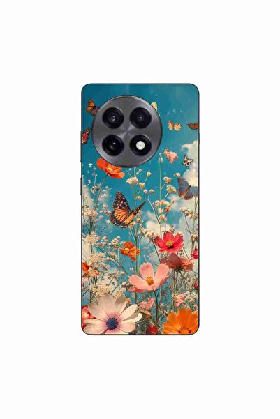 OEM Husa compatibila cu OnePlus 13R Silicon Gel Tpu Model Flori si Fluturi