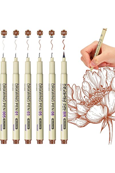 KOUSICOO Match Cute Micro Fineliner Drawing Pens: Fine Tip Drawing Pen Set wi...
