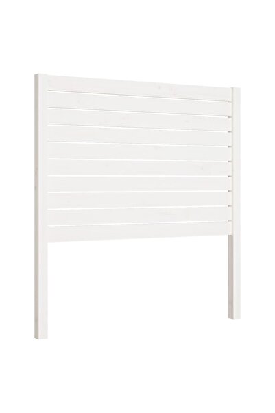 vidaxl Tăblie de pat, alb, 96x4x100 cm, lemn masiv de pin