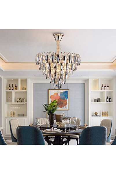 proled Полилей Majestic Radiance 500, модерно осветление, E14, сив със златис...
