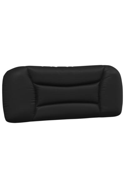 vidaxl Headboard Pillow , Hvar, black, 100 cm, artificial Leather