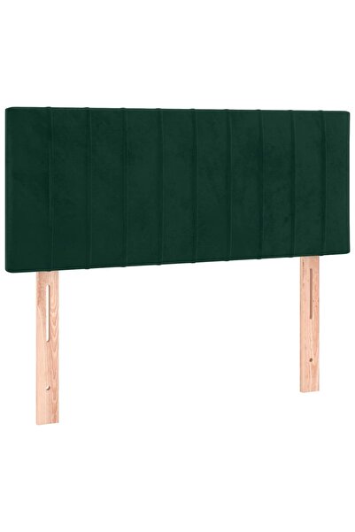 vidaxl Tăblie de pat, verde închis, 90x5x78/88 cm, catifea