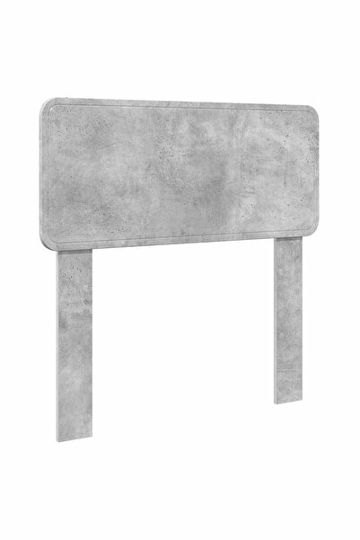 vidaxl Tăblie cap Gri din beton 75 cm Lemn compozit