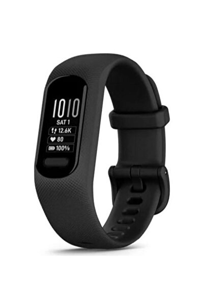 Garmin vivosmart 5 Fitness Tracker, OLED Display, Bluetooth, Black Silicone S...