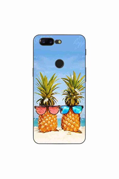 OEM Husa compatibila cu OnePlus 5T Silicon Gel Tpu Model Beach Pinneaples