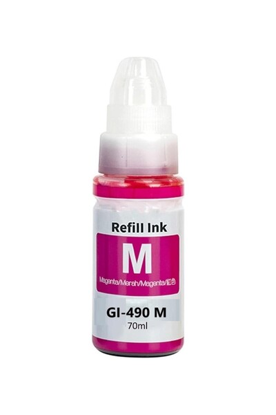 Genel Markalar Canon Pixma G3200, G3400, G3410, G3411, G3415, G3416 GI 490 Uyumlu 4 Renk Mürekkep Seti - Renkli