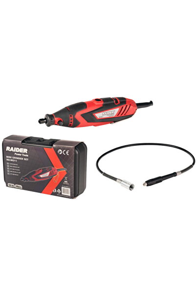 Raider Set mini polizor drept RD-MG11, 135W, 32000rpm, viteza variabila 40 ac...