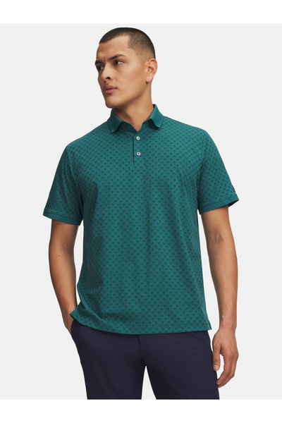 Under Armour Tricou polo bărbătesc UA ArmourDry cu imprimeu și nervuri