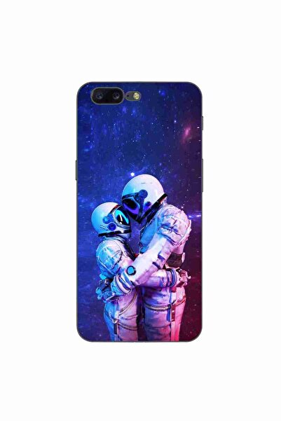 OEM Husa compatibila cu OnePlus 5 Silicon Gel Tpu Model Astronauts Couple
