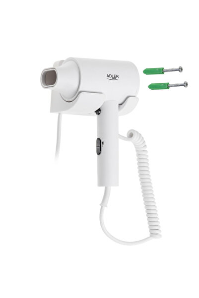 adler AD2285w πιστολάκι μαλλιών, σύστημα επιτοίχιας τοποθέτησης, 3 ρυθμίσεις ...
