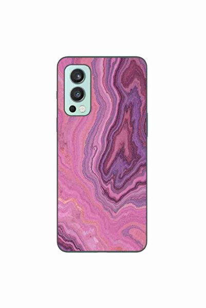 OEM Husa compatibila cu OnePlus Nord 2 Silicon Gel Tpu Model Pink Quartz Marble