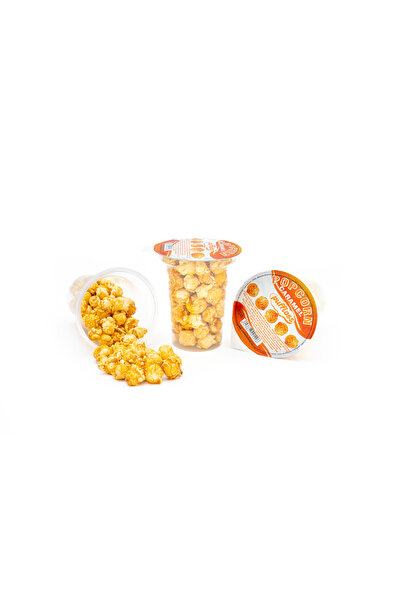 Puffloss Caramel Popcorn 50g glass - box of 36 pieces