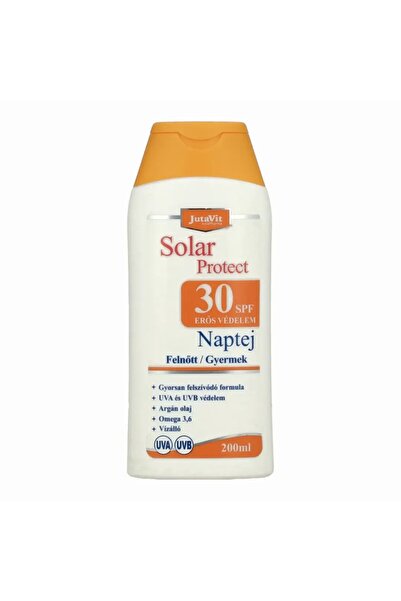 JutaVit Body milk with sun protection SPF 30 for adults and children 200 ml