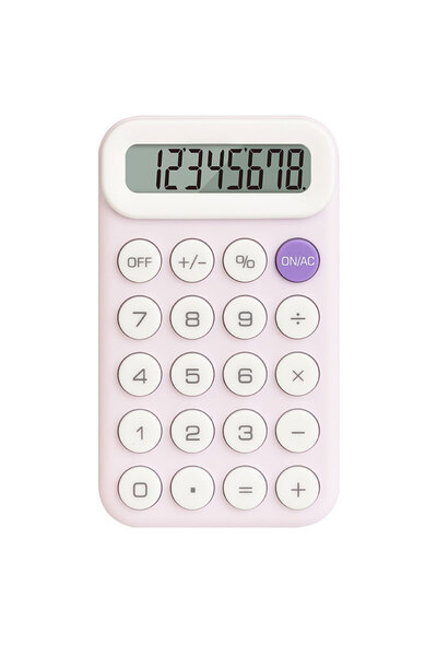 Deli Calculator de buzunar cu 8 cifre M10 Pink Deli