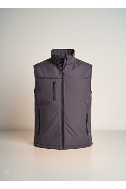 KDM KAFKAS TACTİCAL Erkek Yelek Softshell Su Geçirmez Tam Fermuarlı Cepli Nor...