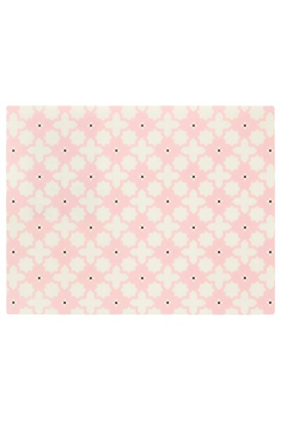 IKEA GOKVÄLLÅ Place mat, patterned/pink, 45 x 35 cm