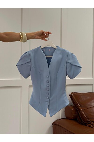 mylove Princess Sleeve Jacket Blue