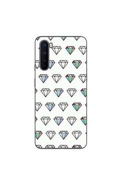 OEM Husa compatibila cu OnePlus Nord Silicon Gel Tpu Model Diamonds Pattern T...