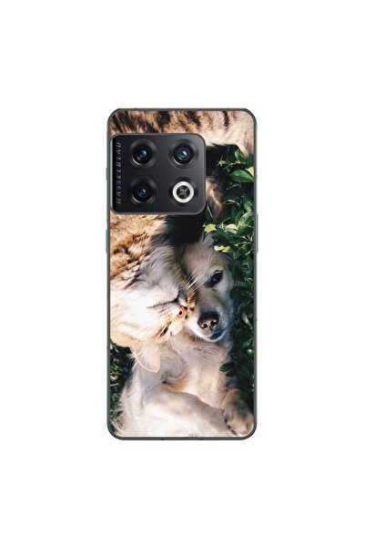 OEM Husa compatibila cu OnePlus 10 Pro Silicon Gel Tpu Model Caine si Pisica