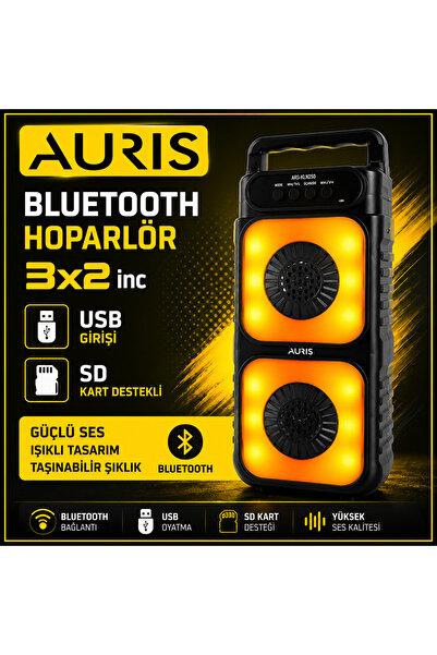 Auris BLUETOOTH HOPARLÖR USB/SD