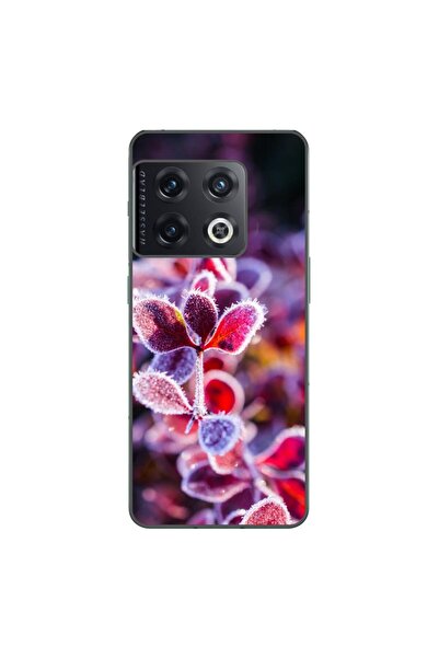 OEM Husa compatibila cu OnePlus 10 Pro Silicon Gel Tpu Model Flori Inghetate