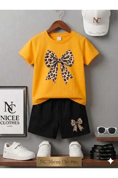 NC Nicee Clothes ΚΑΛΟΚΑΙΡΙΝΟ ΠΑΙΔΙΚΟ ΜΠΛΟΥΖΑΚΙ ΚΑΙ ΣΟΡΤΣ UNISEX (ΛΕΟΠΑΡ ΚΟΥΡΤ...
