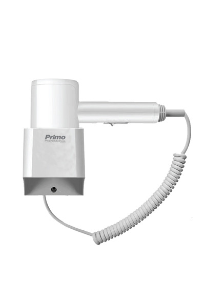 Primo Σεσουάρ PRHD-50065 Ξενοδοχειακού τύπου 1200W DC Λευκό