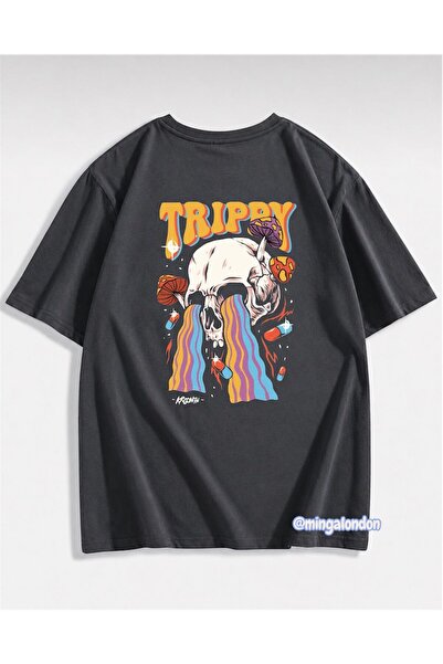 DEEFWEAR Tricou supradimensionat cu imprimeu psihedelic