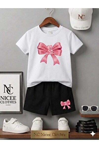 NC Nicee Clothes Tricou și pantaloni scurți de vară pentru copii, unisex (imp...