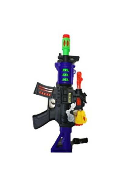 PlayFun M16 rifle with interactive LED lights, combat sounds and vibrations 6...