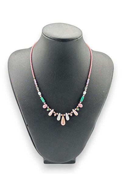 Bozhi Necklace Glass Beads Minimal Elegance