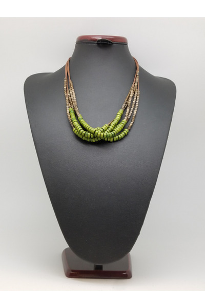 Bozhi Necklace Glass Beads Casual Elegance