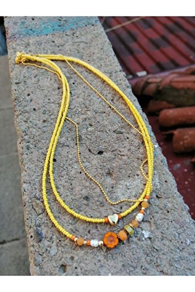 Bozhi Necklace) Glass Beads Casual Elegance