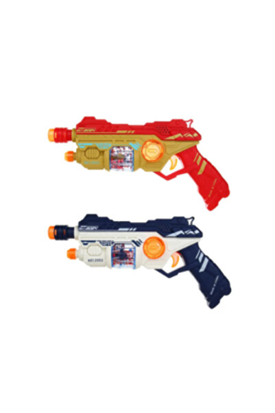CasaDesteapta.ro Jucărie Pistol Interactiv cu Efect de Fum Realist, Lumini LE...