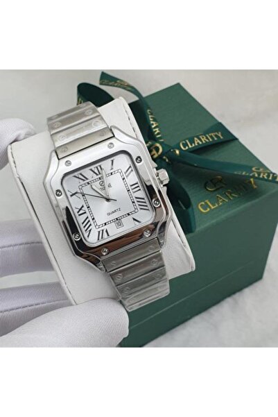 MAXTOP Men's silver steel watch