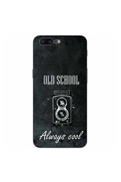 OEM Husa compatibila cu OnePlus 5 Silicon Gel Tpu Model Retro Camera
