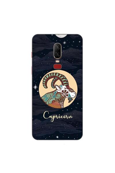 OEM Калъф, съвместим с OnePlus 6, силиконов гел TPU, с шарка Хороскоп Козирокът