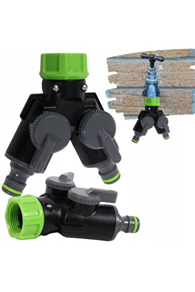 Mardil Distribuitor Dublu Pentru Robinet, Cu Doua Valve Reglabile, Alimentare...
