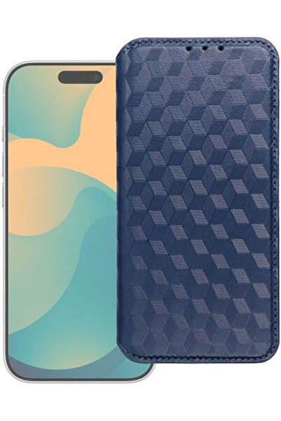 OEM Cubic Book Συνθετικό Δέρμα Πλαστικό Μπλε (Redmi Note 15 Pro+ Poco M8 Pro)