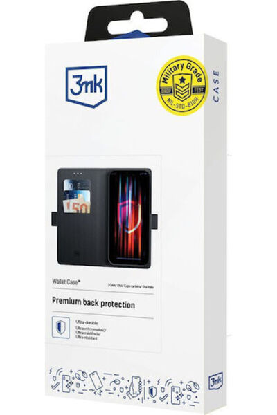 3MK Θήκη Πορτοφόλι Google Pixel 10a Μαύρο