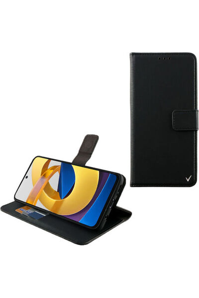 Other Volte-Tel Allure Magnet Wallet Synthetic Leather Black (Poco M4 Pro) Co...