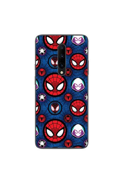 OEM Husa compatibila cu OnePlus 7 Pro Silicon Gel Tpu Model Spiderman Face Pa...