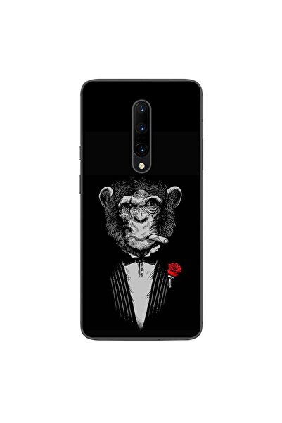 OEM Case compatible with OnePlus 7 Pro Silicone Gel Tpu Model Cigar Monkey