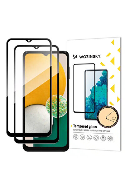 WOZINSKY Set of 2x Super Strength Full Glue Tempered Glass Full Screen with F...