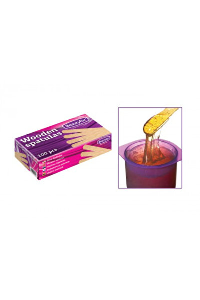 Beautyfor Spatule lemn de unica folosinta - Disposable Wooden Spatulas, 100 buc