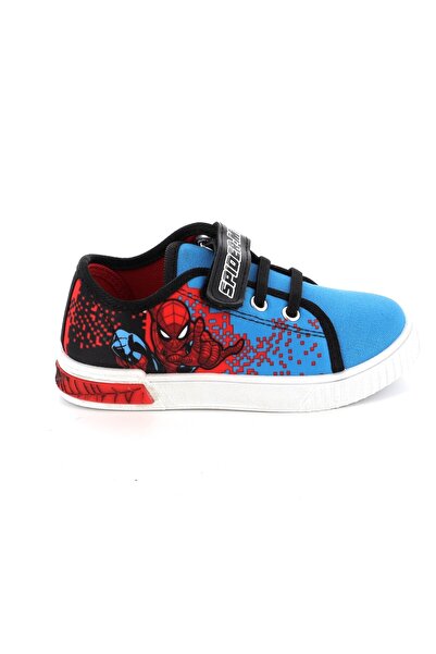 Marvel Παιδικό Πάνινο για Αγόρι Spiderman με Φωτάκια Χρώματος Μπλε SP013855