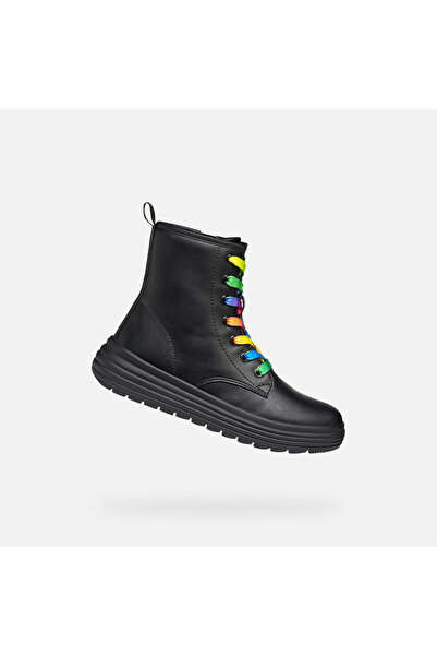 Geox Pantofi negri de damă până la gleznă Phaolae