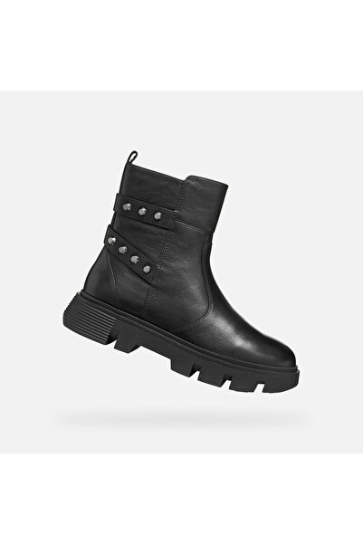 Geox Pantofi negri de damă până la gleznă Vilde