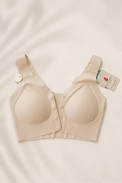 BEST BRA LİNGERİE Best Bra Önden Çıtçıtlı Lazer Kesim Dikişsiz&Balensiz Giyil...